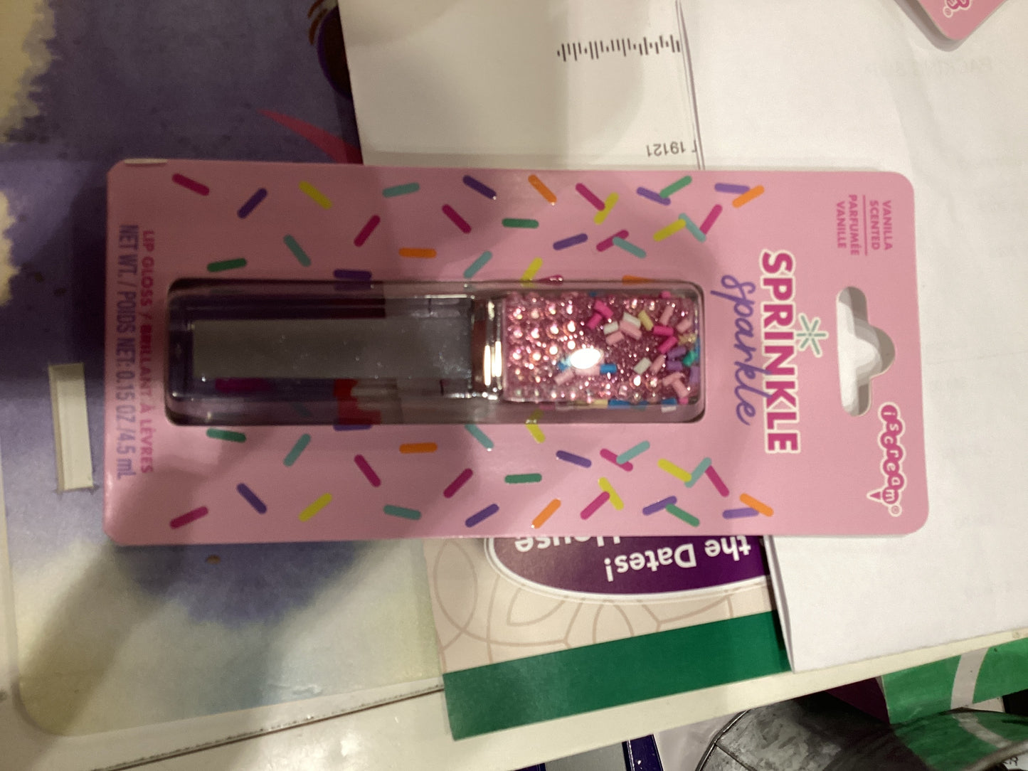 Iscream sprinkle sparkle lip gloss