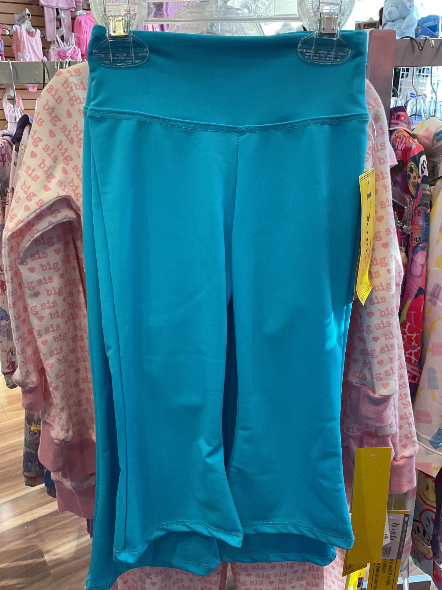 Dori turquoise flare leggings