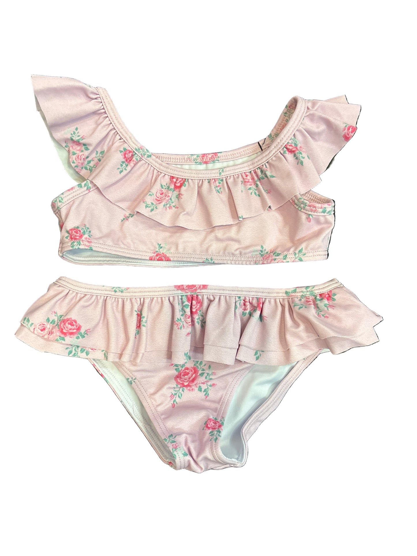 Pink rose bikini