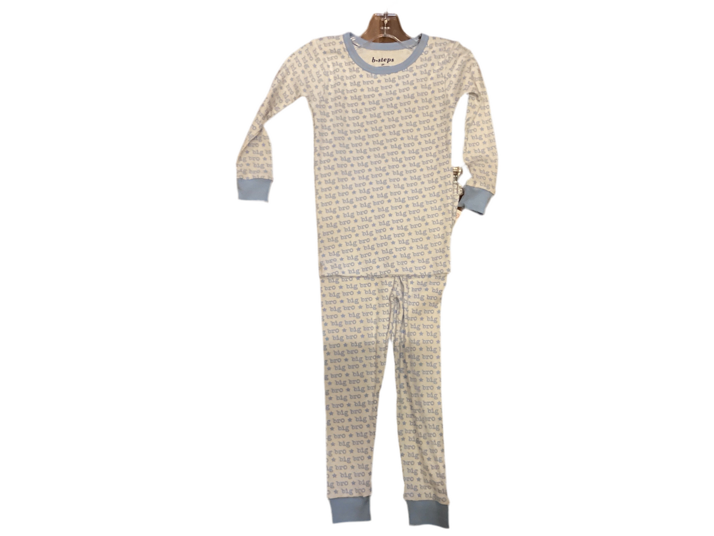 Baby Steps blue big bro 2 pc pj