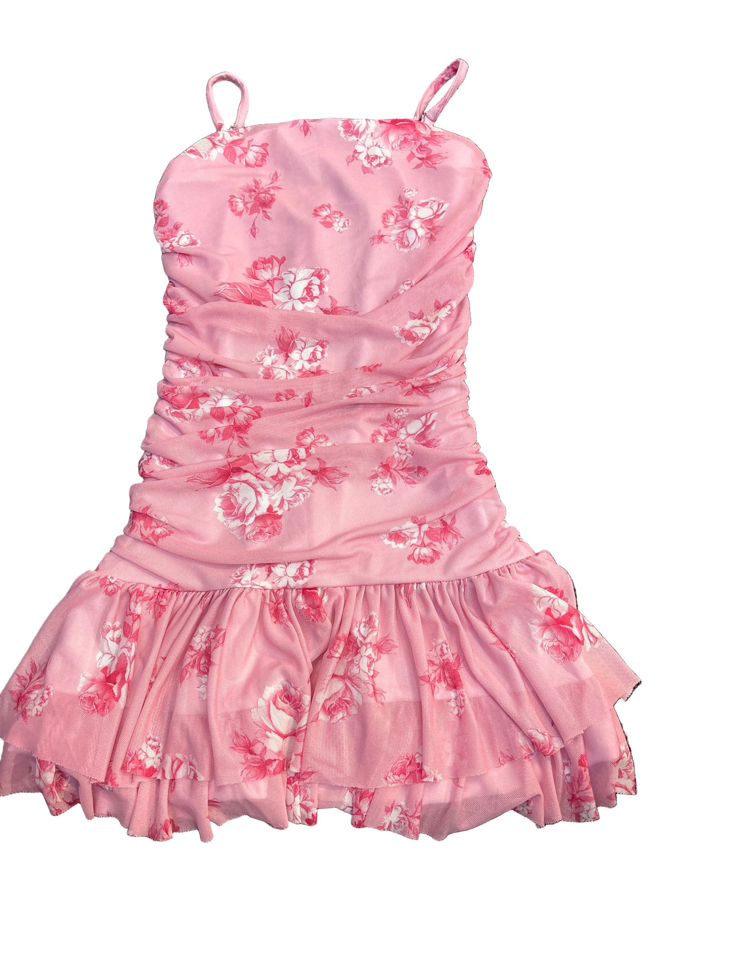 Pink flower dress
