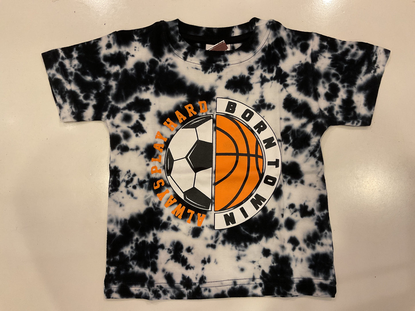 Tie dye basketball Tee