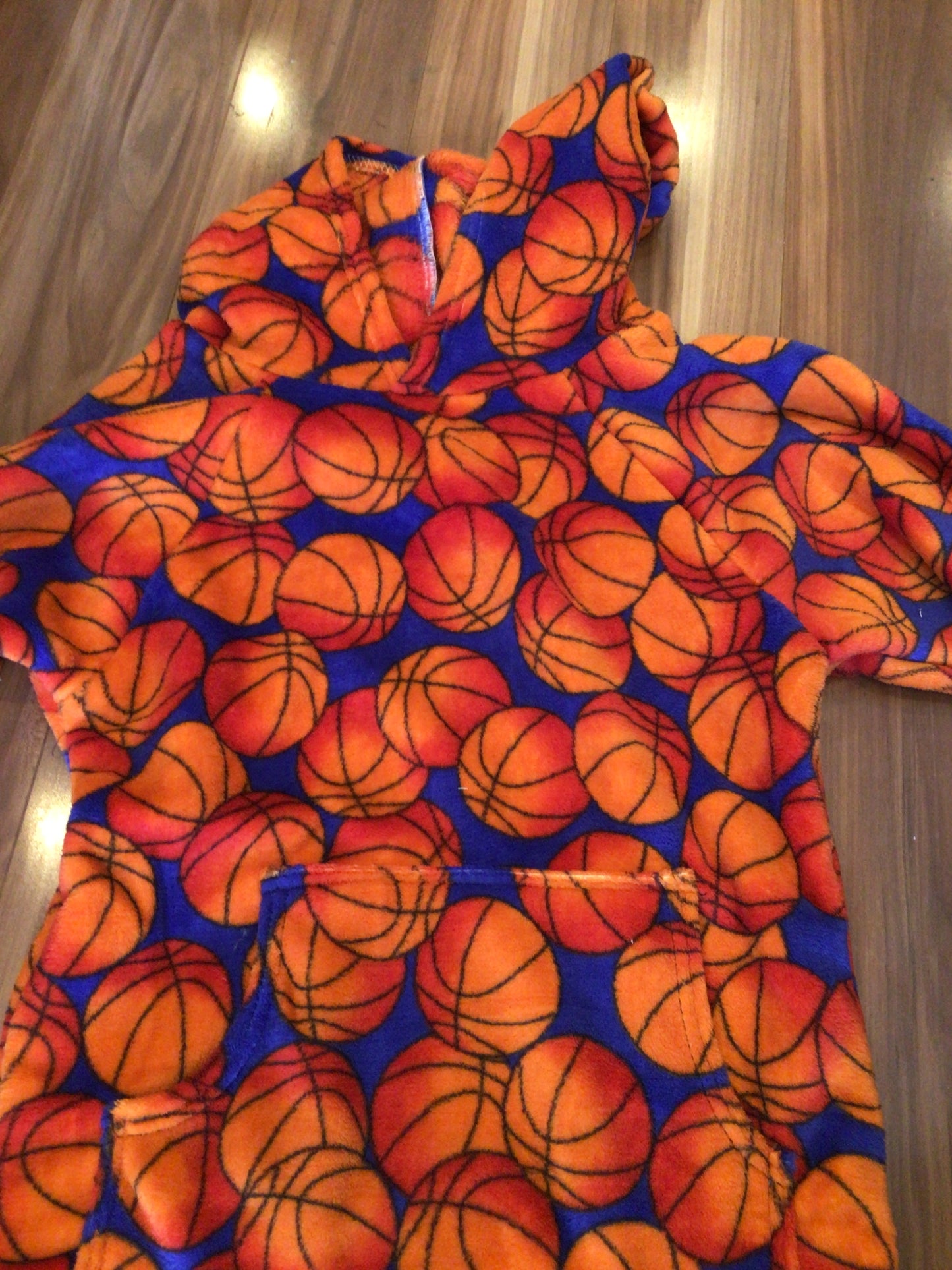 Love and Kisses fuzzy hoodie basketball