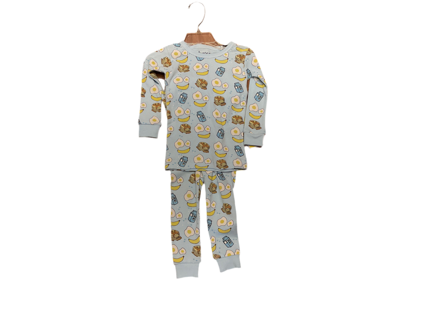Baby Steps boy milk egg pancake long sleeve pj