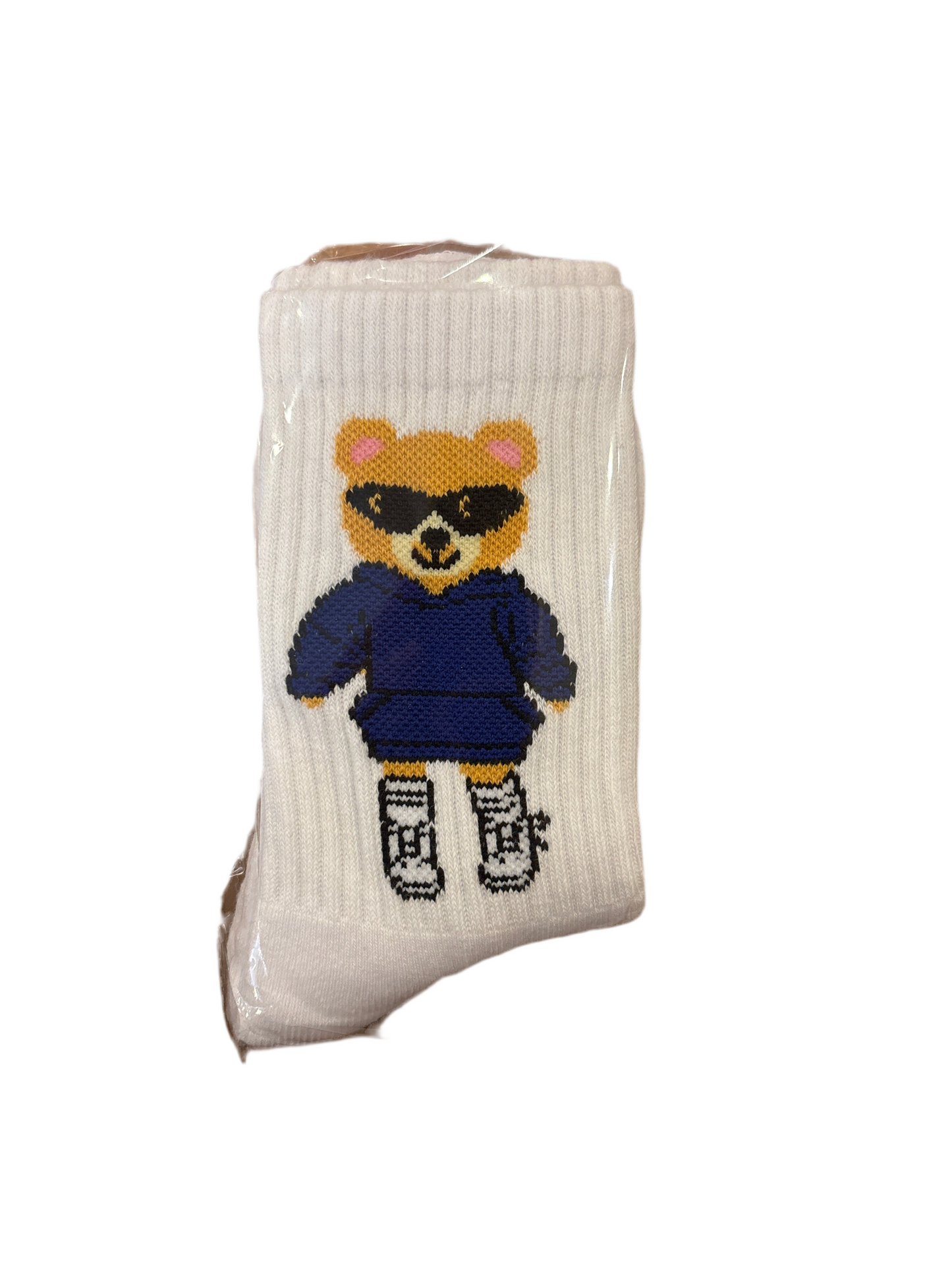 Lil Darlings embroidered socks teddy bears
