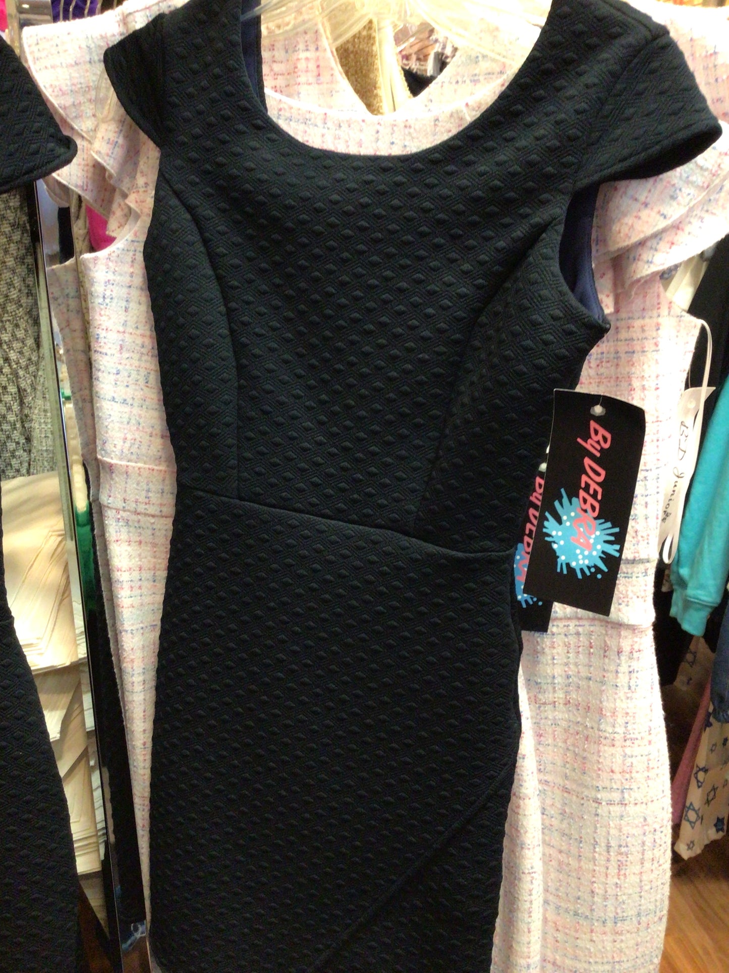 By Debra navy diamond envelope dress