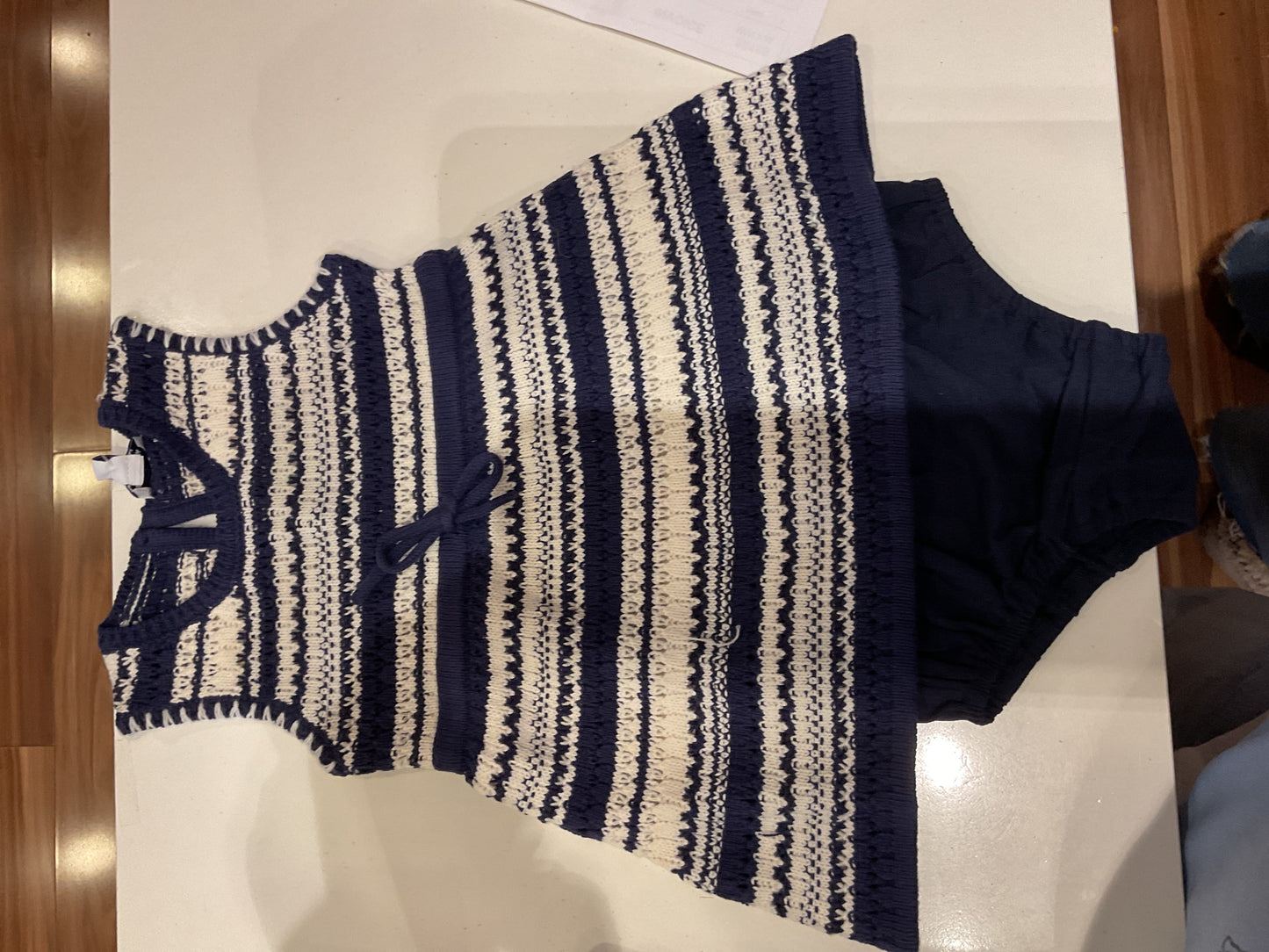 Splendid sweater dress and panties set