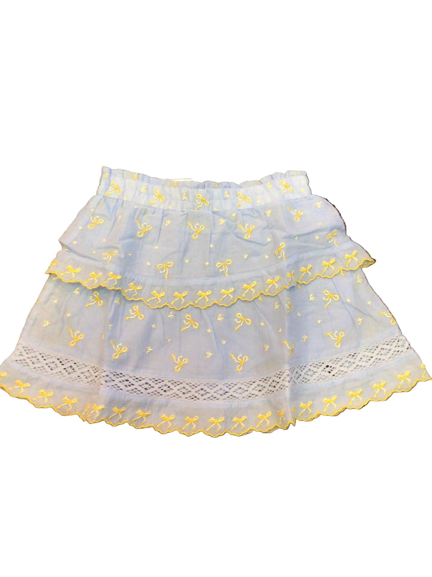 Vintage Havana bow ruffle skort