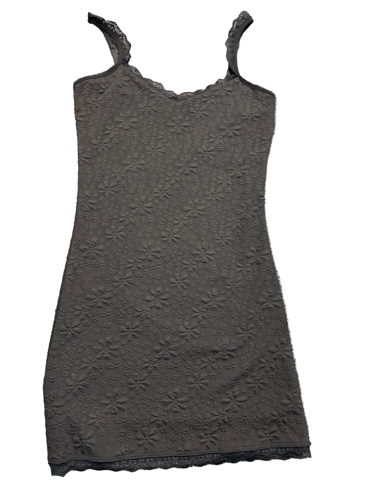 Jr lace emboss dress