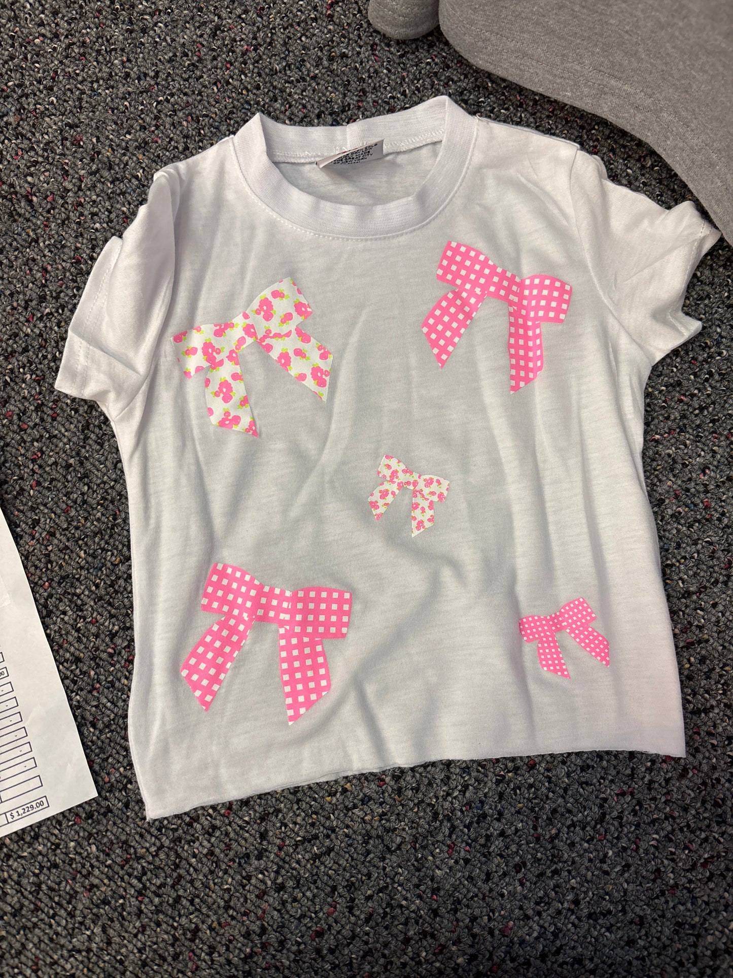 Firehouse white tee with bowsh