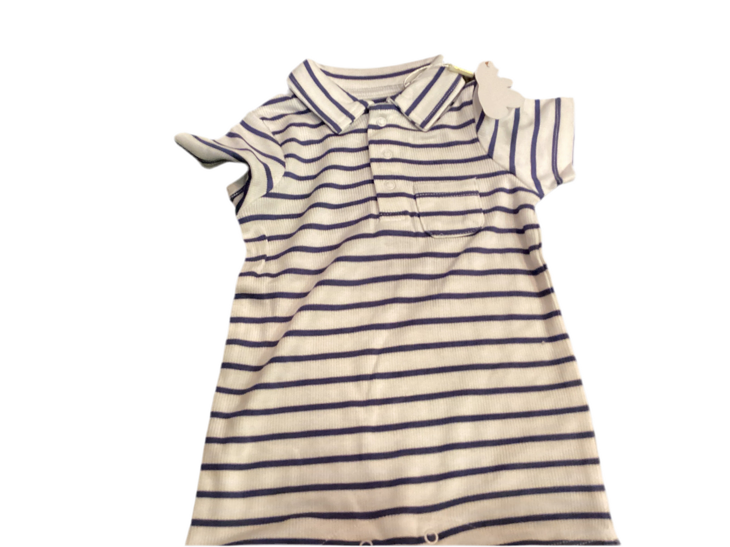 Angel Dear navy polo shortie