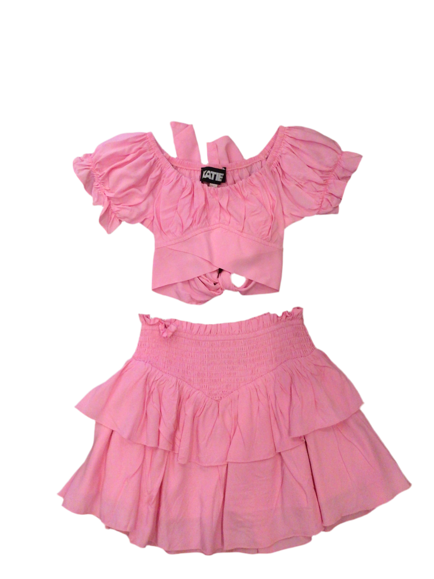 Katie J crisscross cutout set