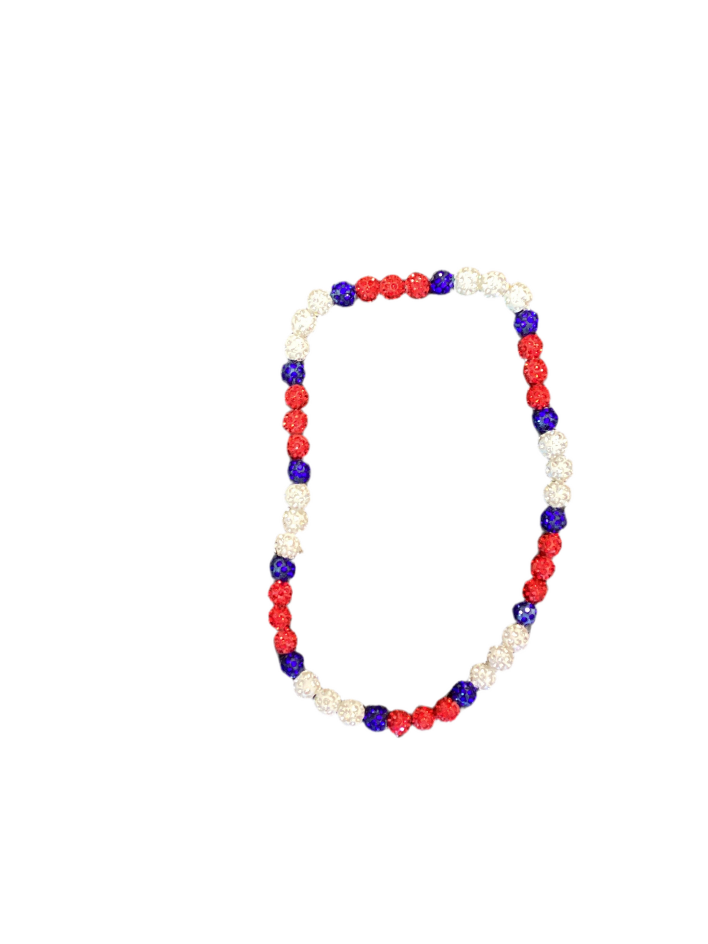 Sparkle baseball necklace