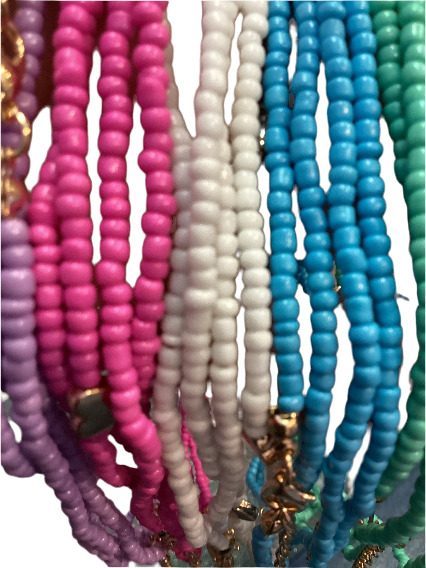 Beaded necklace with Heart