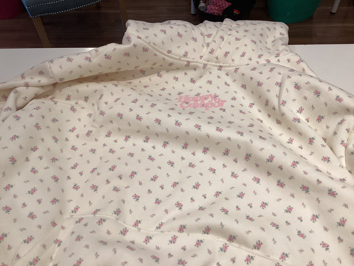 Happy Camp3r flower hoodie