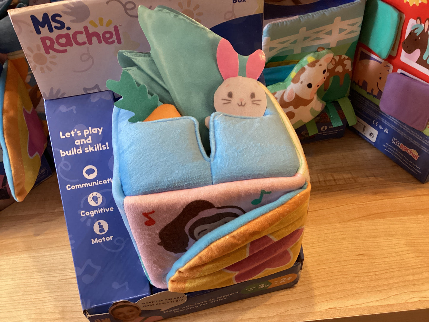 Ms Rachel bunny surprise Learning box