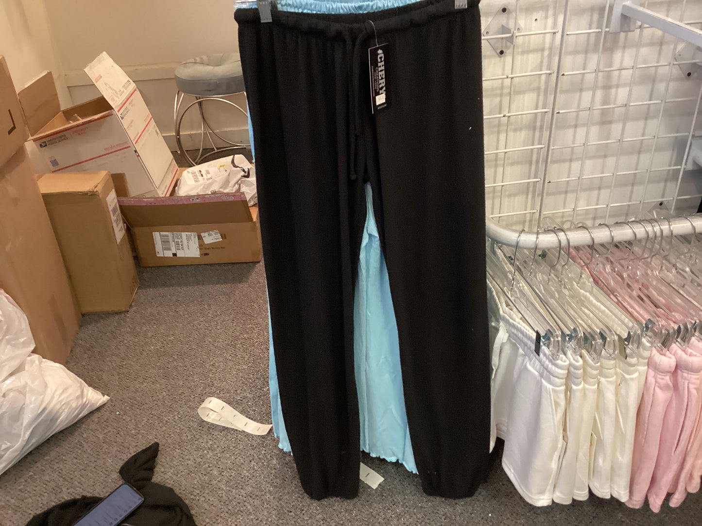 Cheryl Jr black soft sweatpants