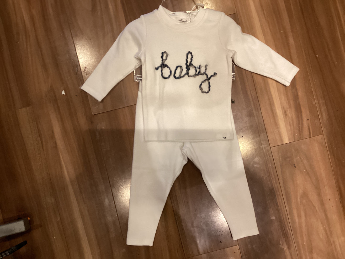 Oh baby boy white /blue baby set