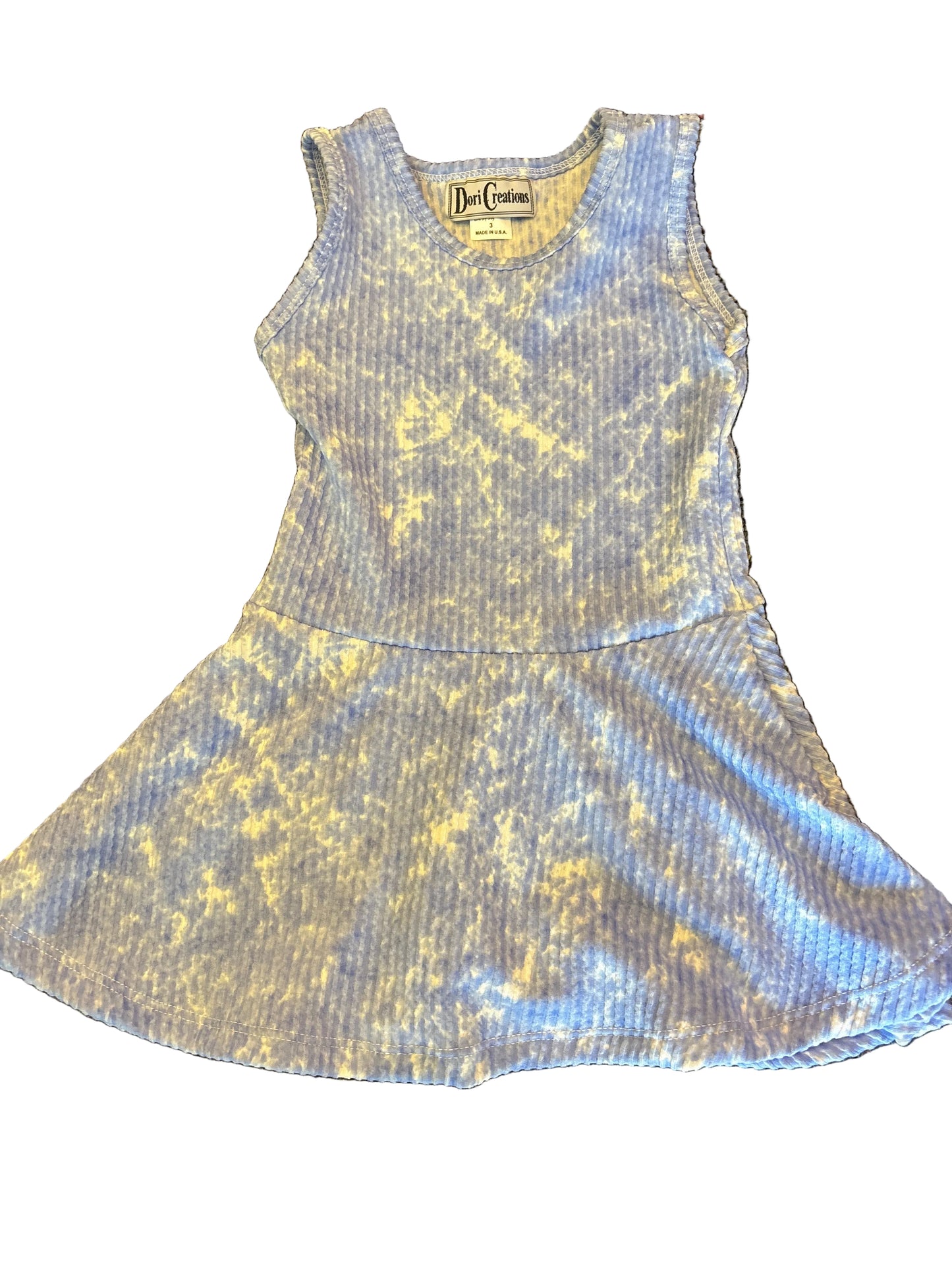 Blue cable dress