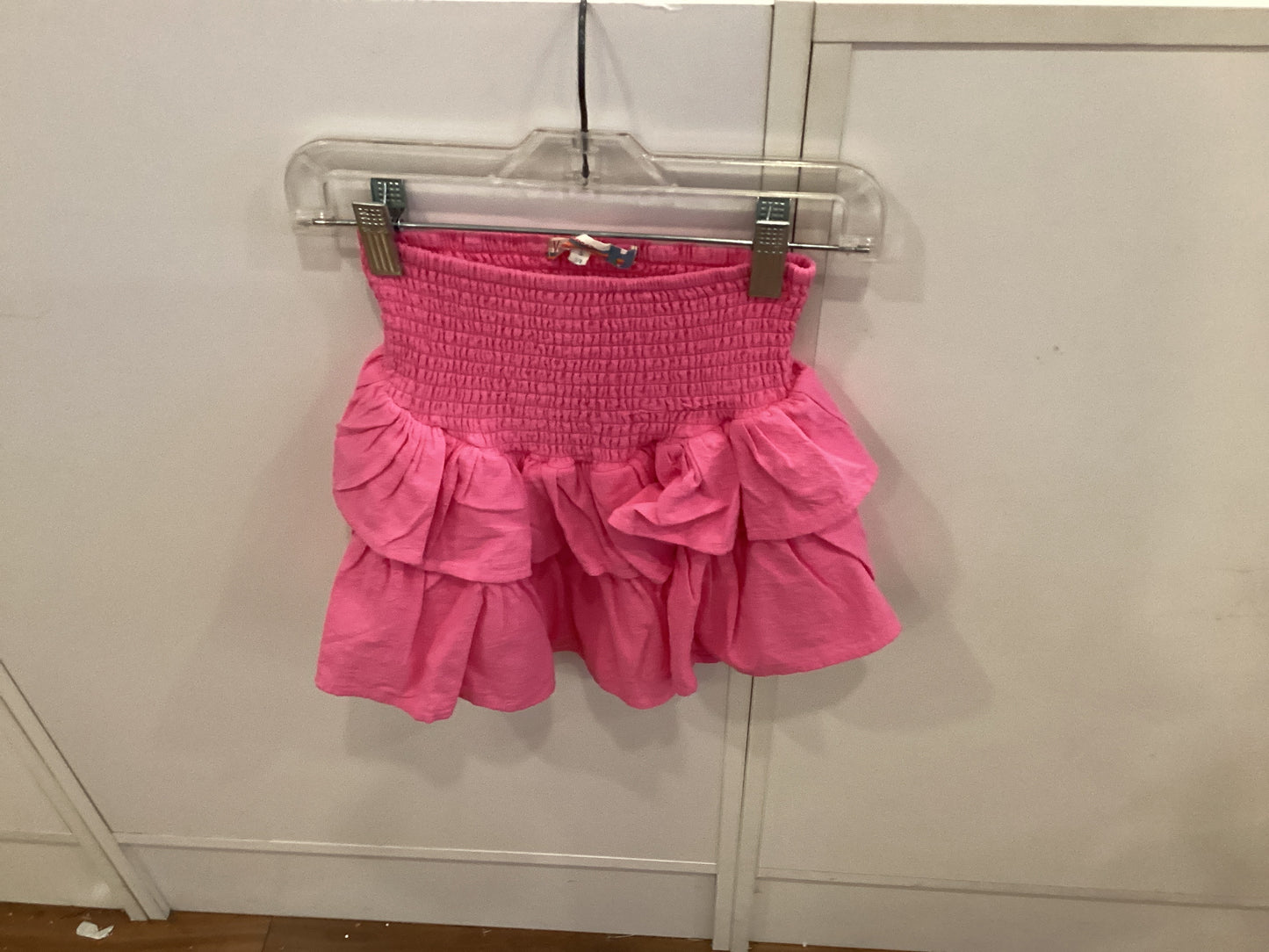 Vintage Havana pink gauze ruffle skirt