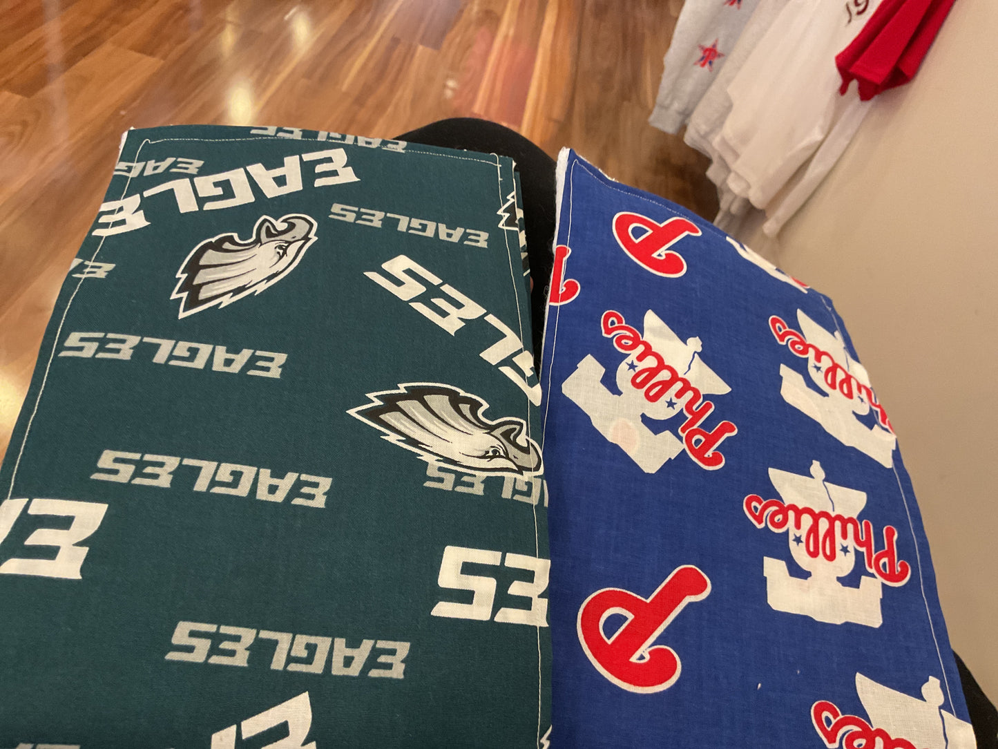 Sports burp cloths