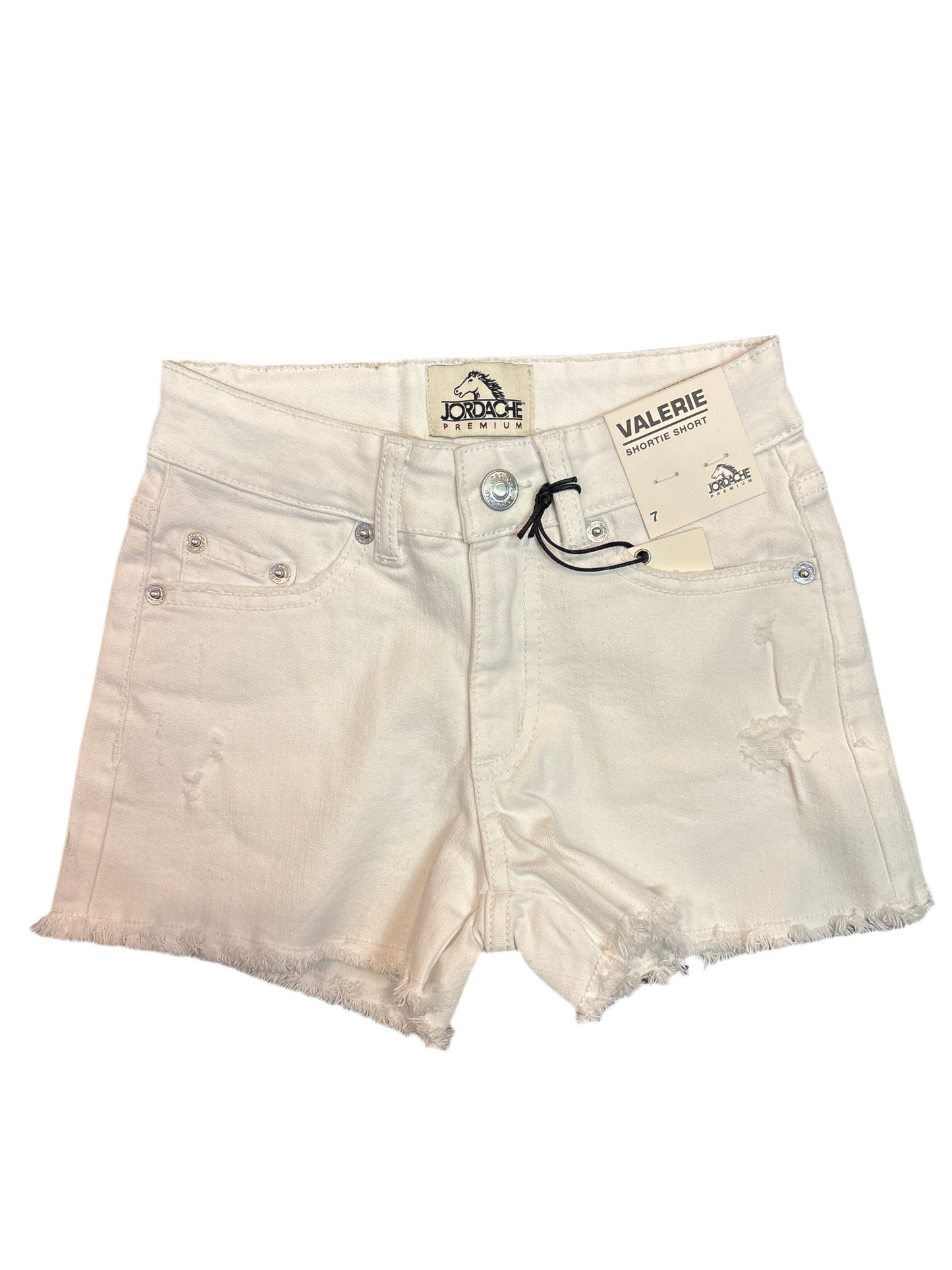 Jordache White Valerie Shortie Short