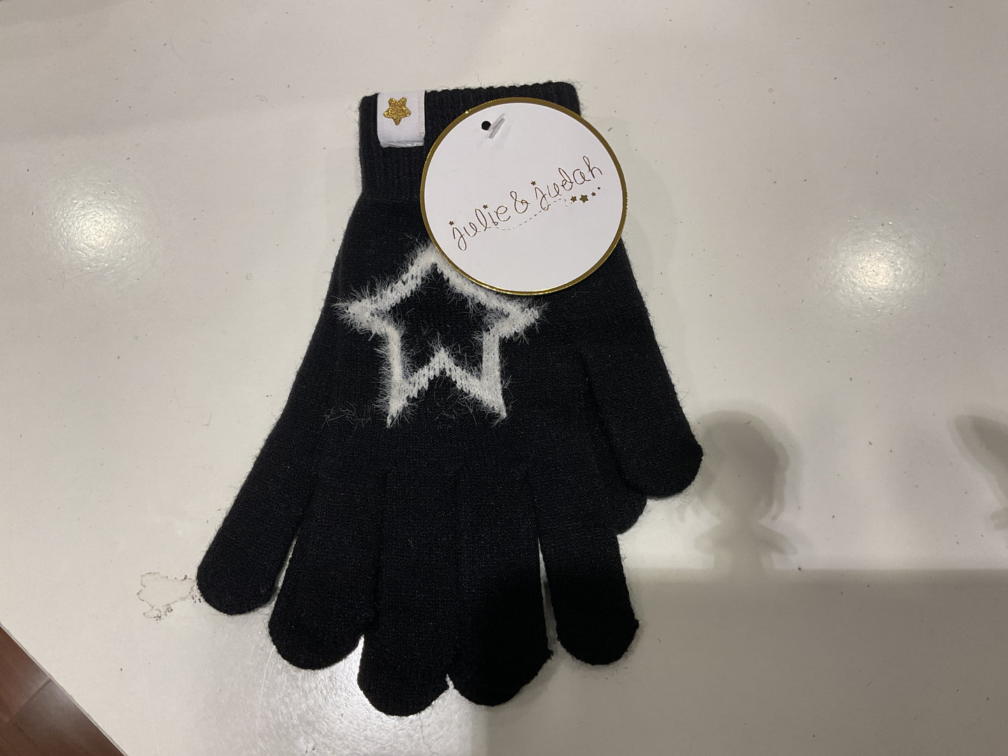 Black star gloves