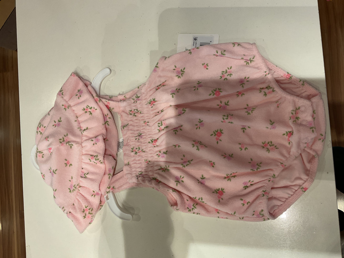 Little Me terry floral bubble