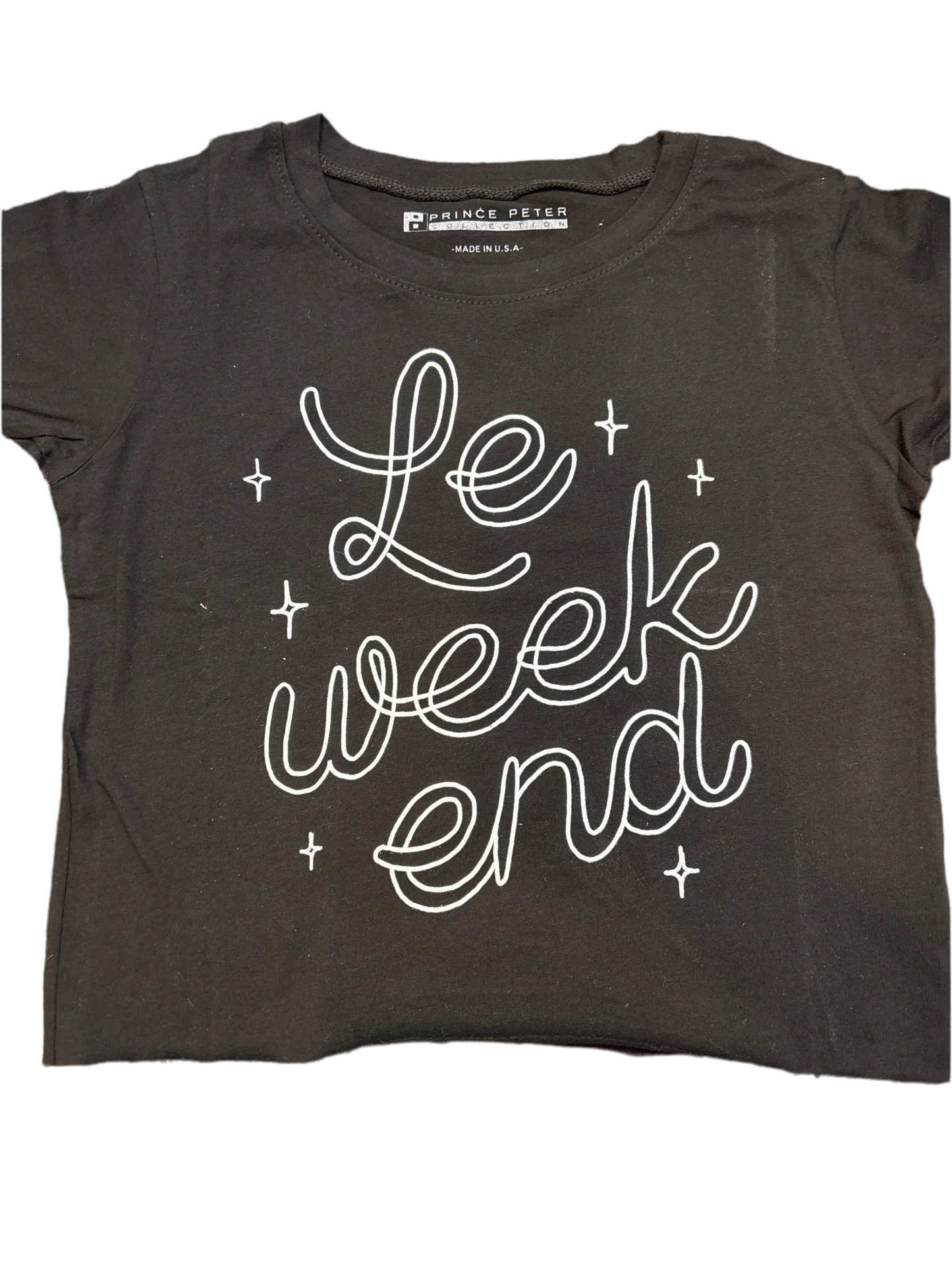 Prince Peter Le Weekend Oversized Crop Tee