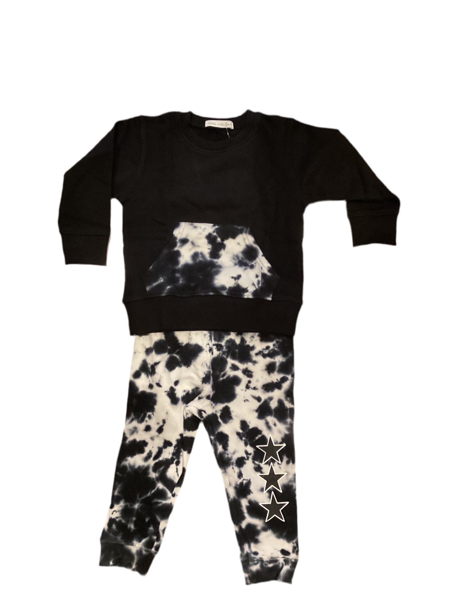 Little Mish black tie dye set