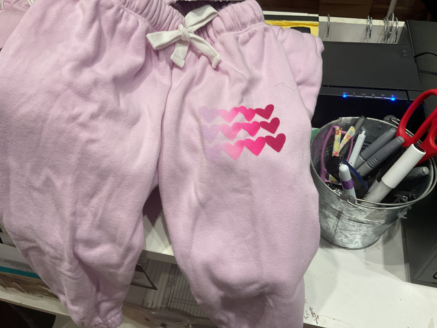 FBZ pink heart sweatpants