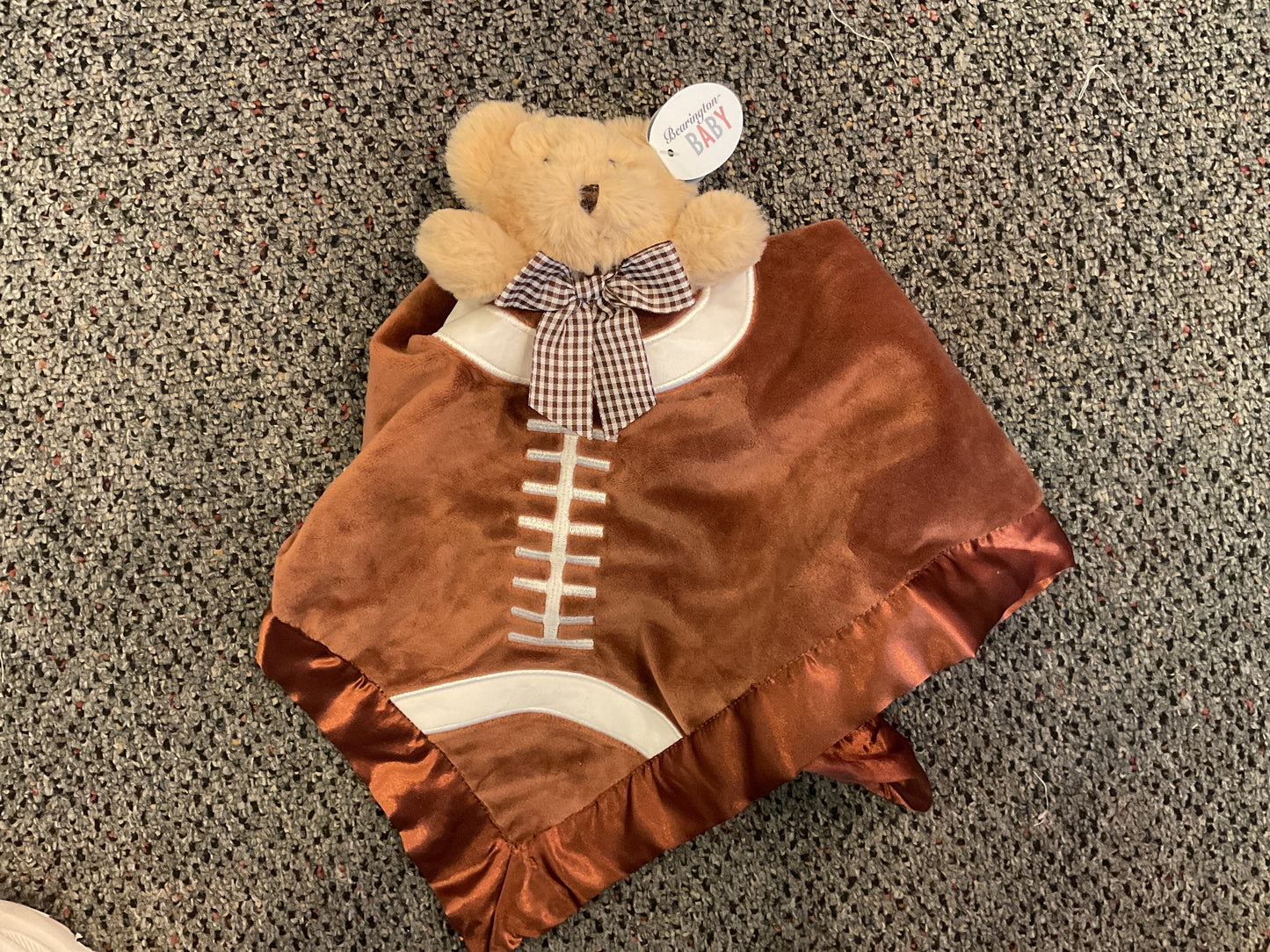Touch down teddy bear snuggler