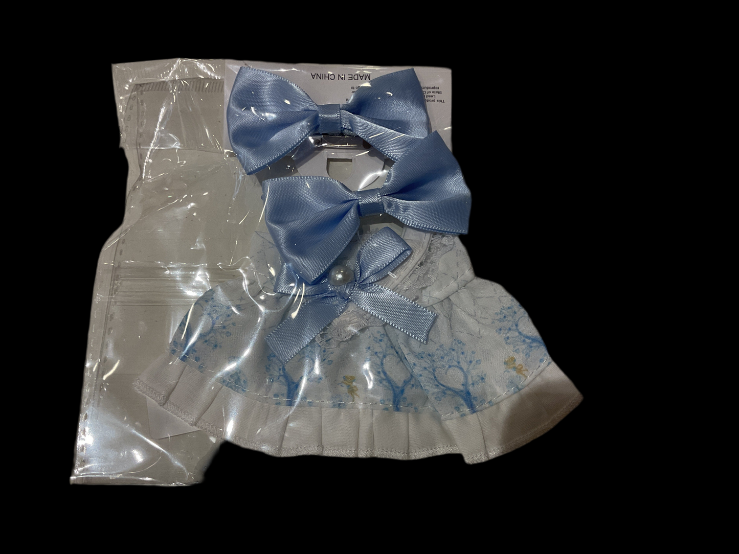 Little Monsters blue/white Dress