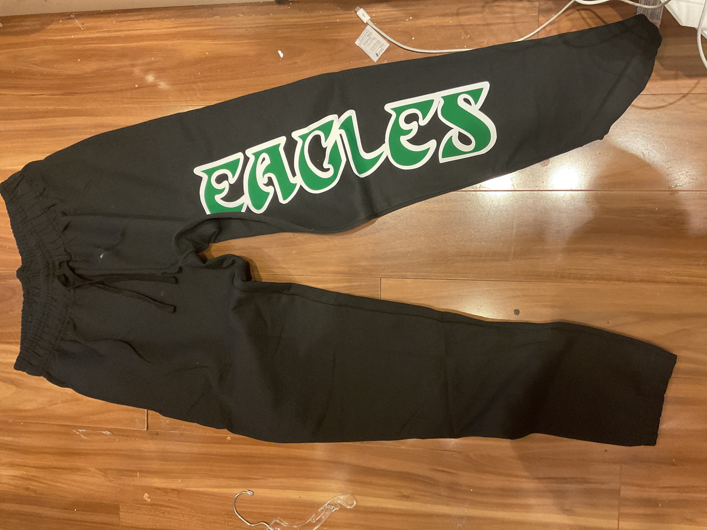 Mkk eagles black sweat pants