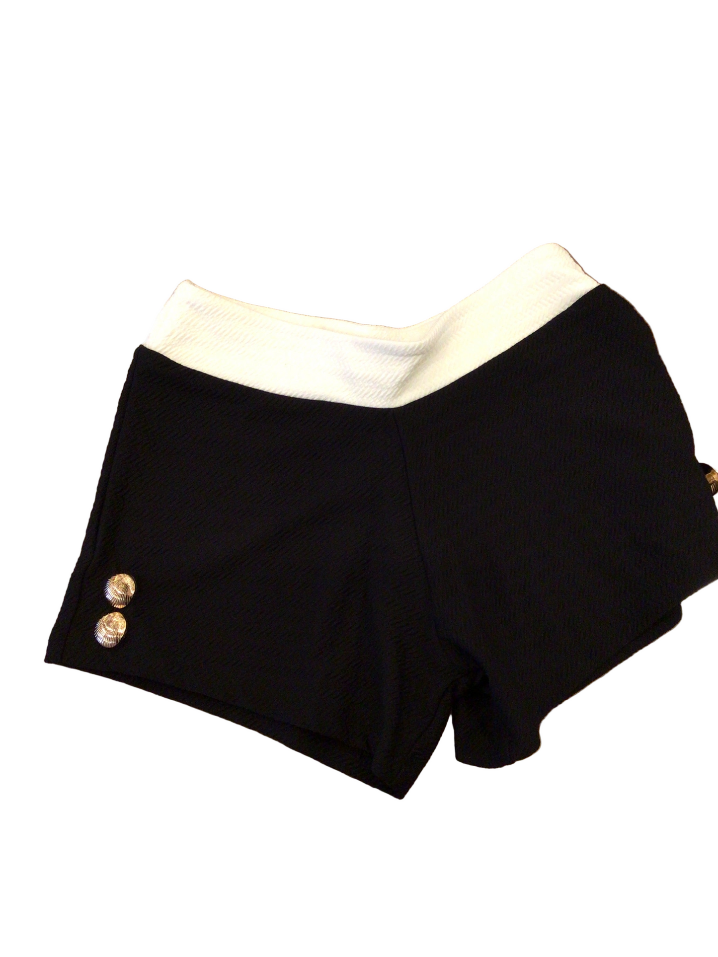 Le Tout Petites black white Chanel shorts