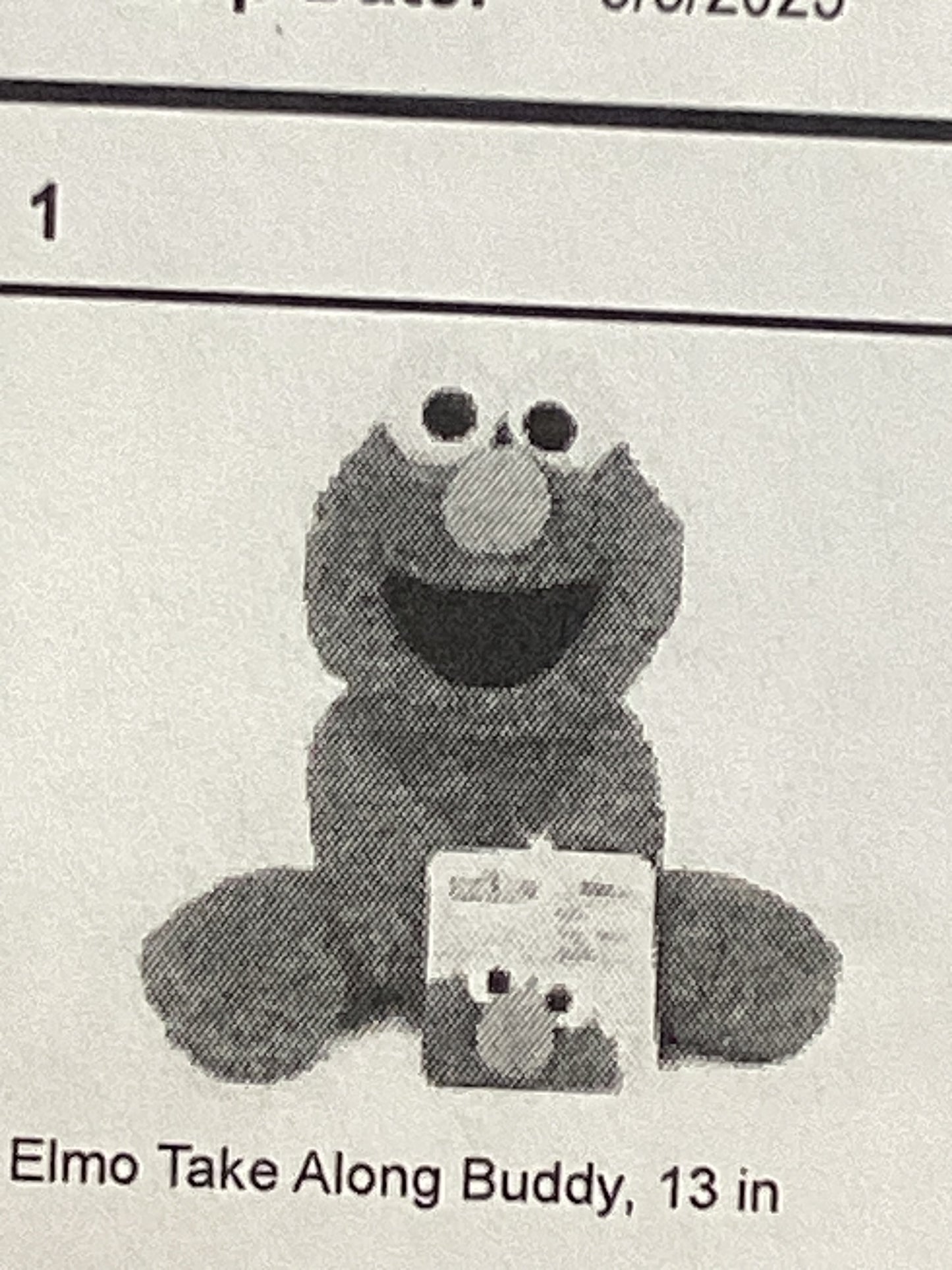 Elmo take along buddy