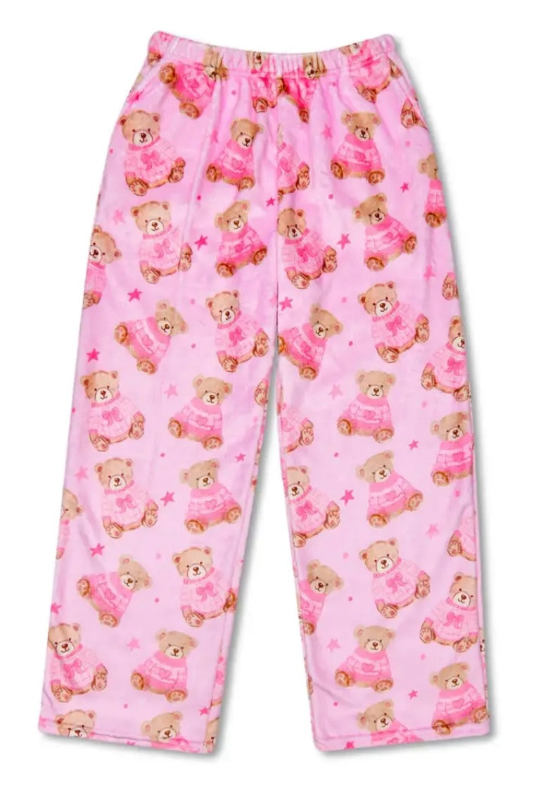 Beary Cute Plush Pants
