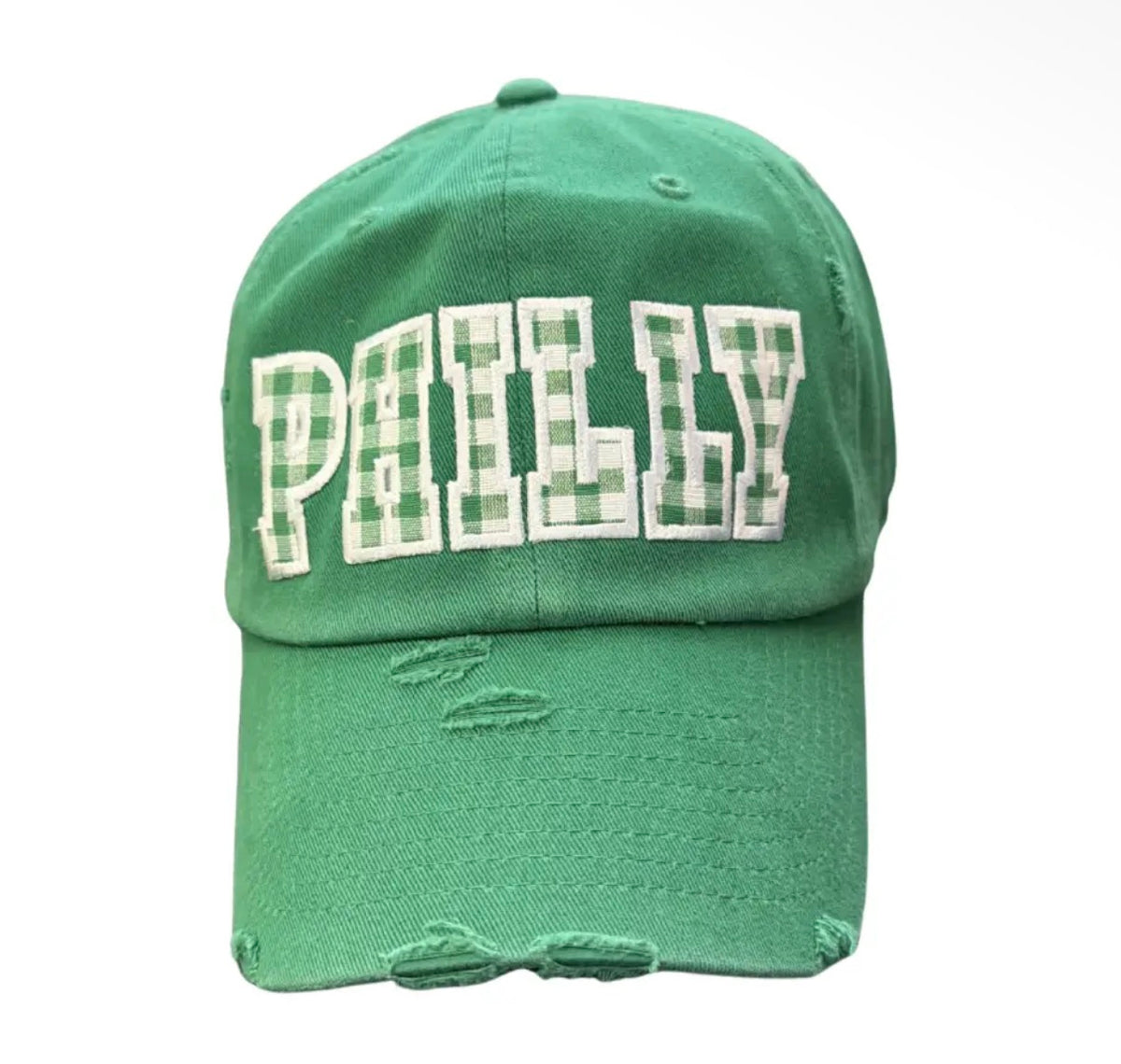 PHILLY green baseball caps