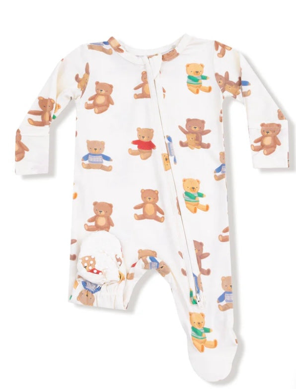 Angel Dear teddy bear footie