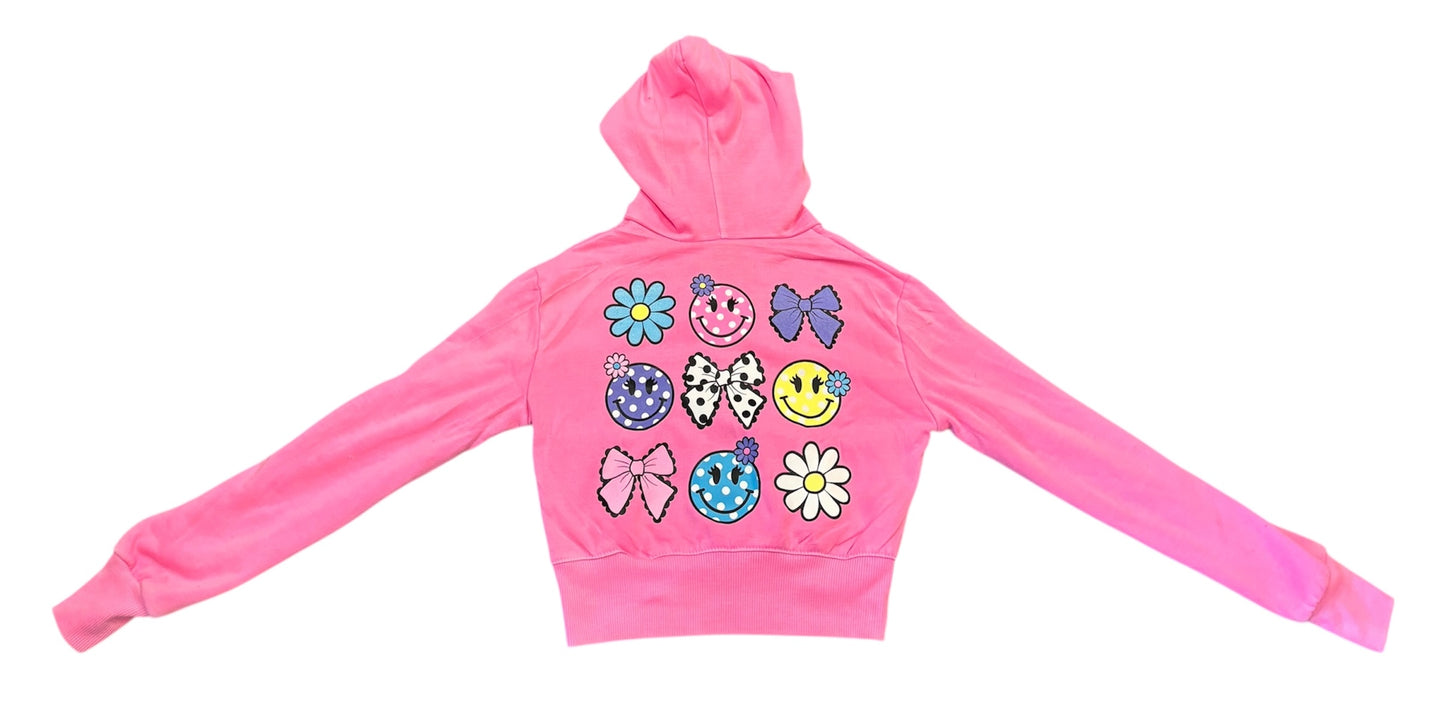 Smiley/Bow Zipup