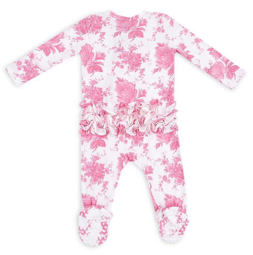 Angel Dear floral footie