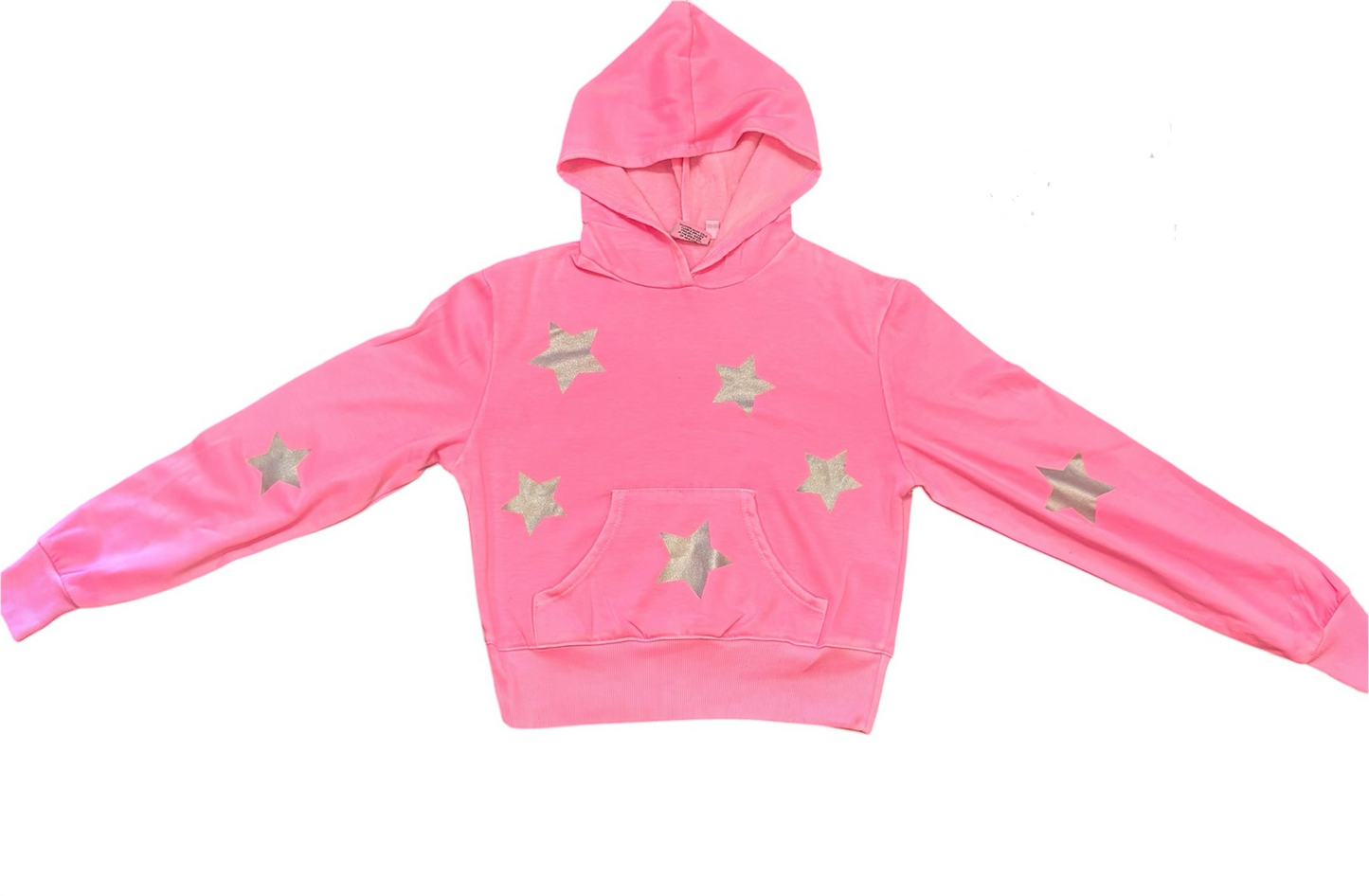 Hot Pink Star Hoodie