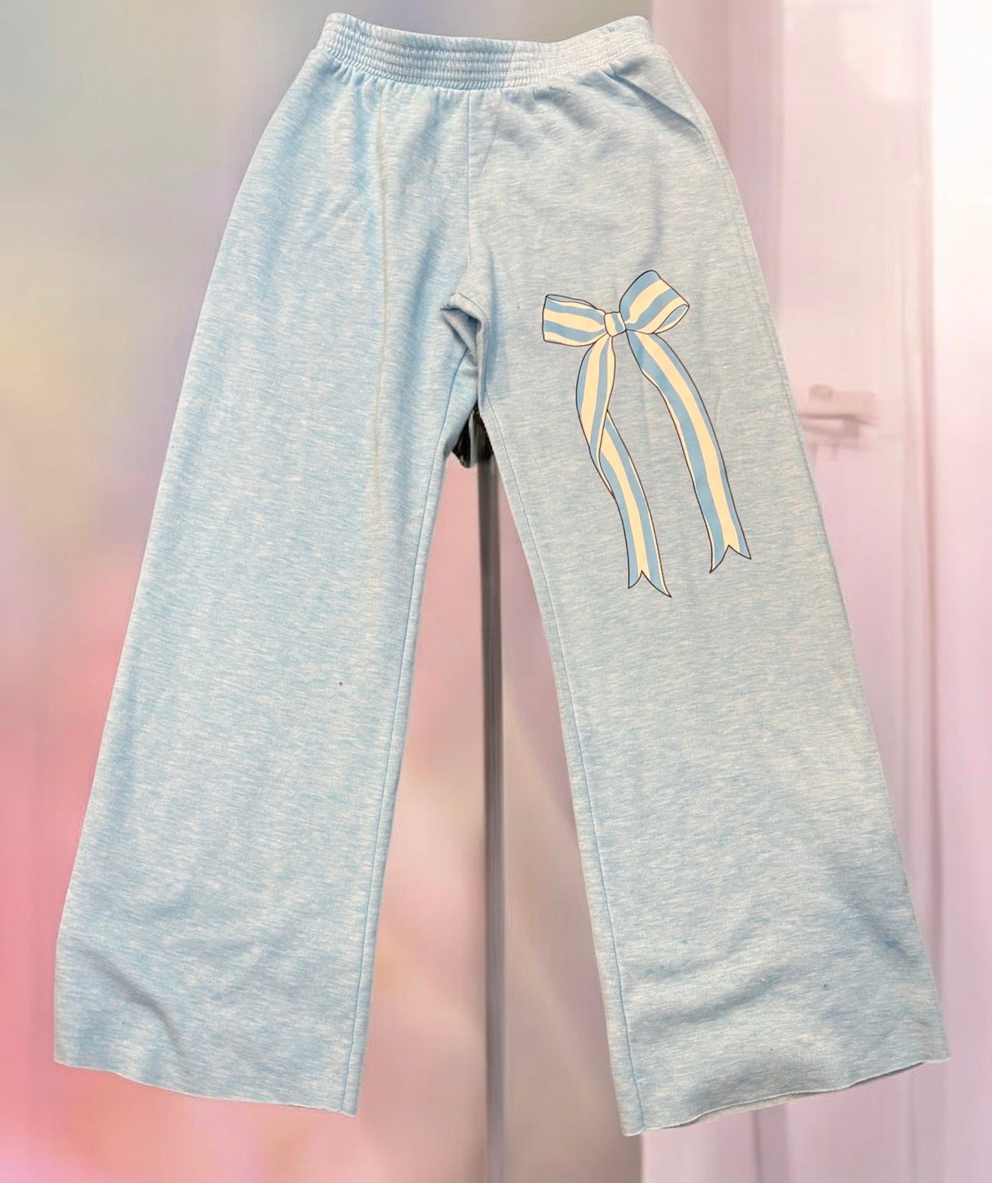 Aqua Bow Sweat Pant