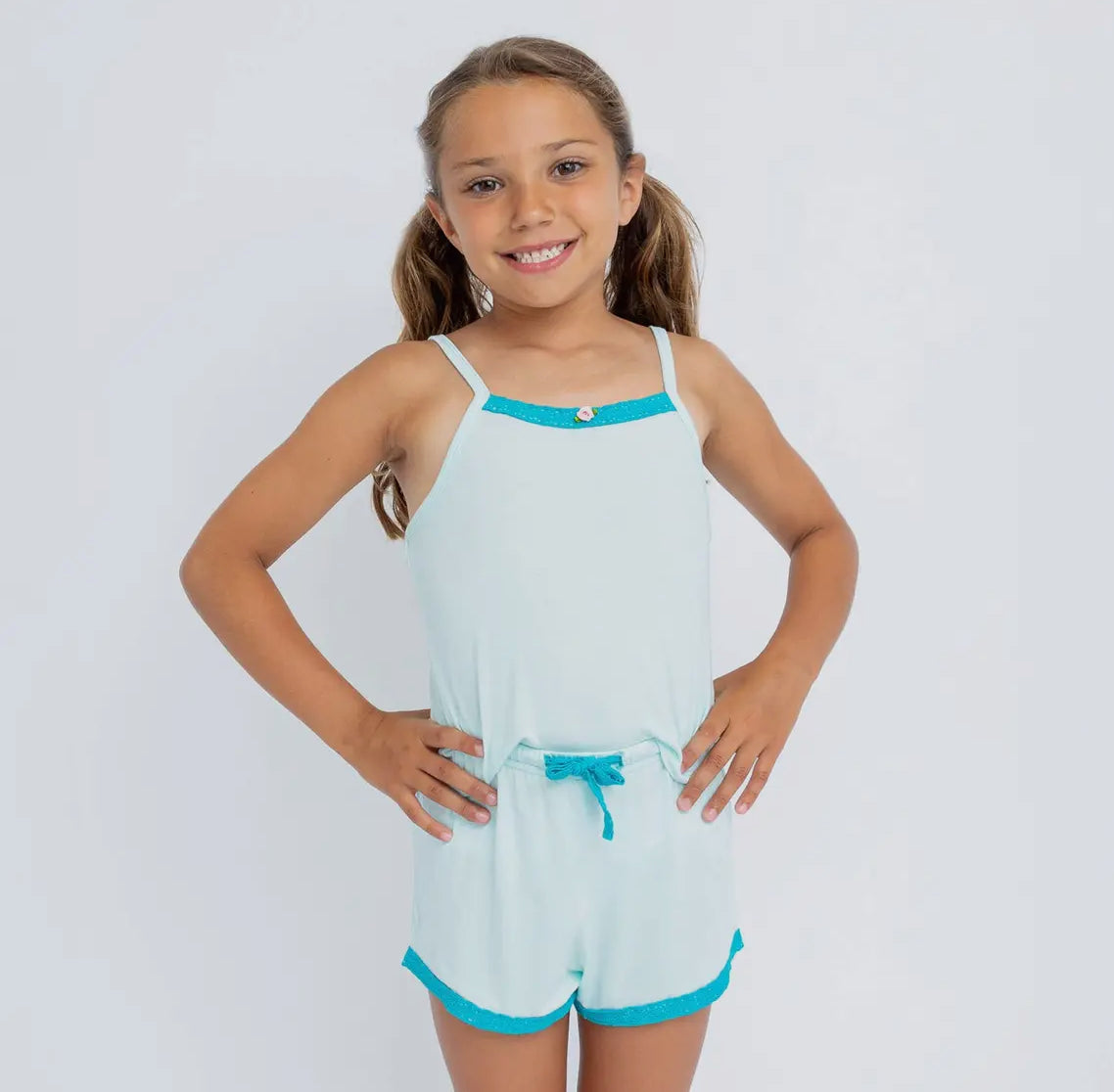 Preppy Goose Aqua Cami PJ Set