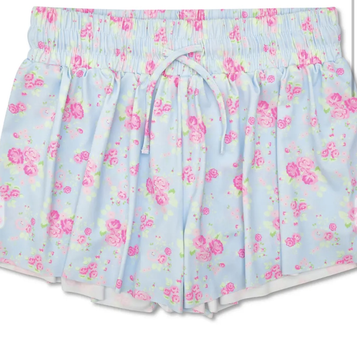 Ditsy floral butterfly shorts