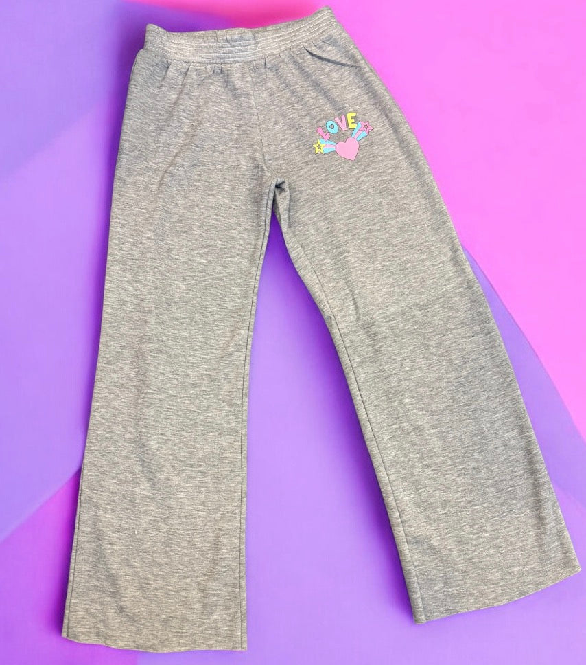 Gray Love Sweat pant
