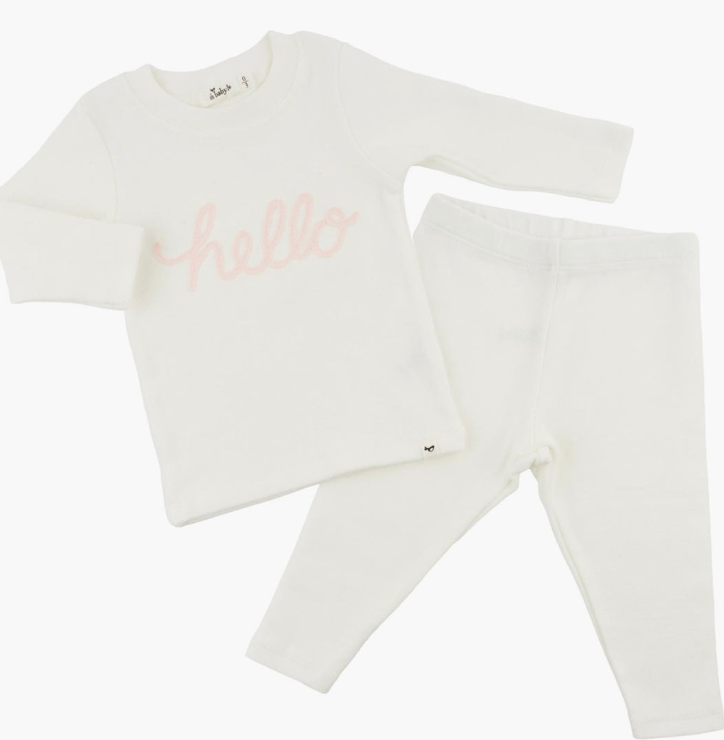 Hello baby 2pc Sets