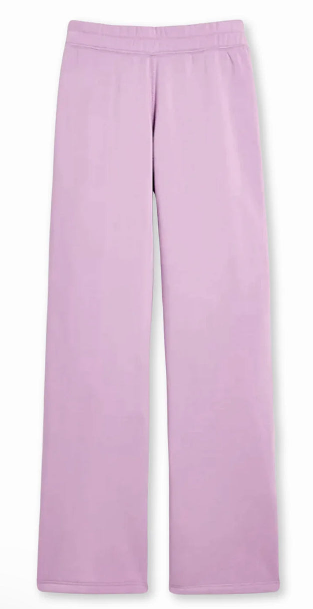 Dylan Dusty Mauve wide leg sweatpant