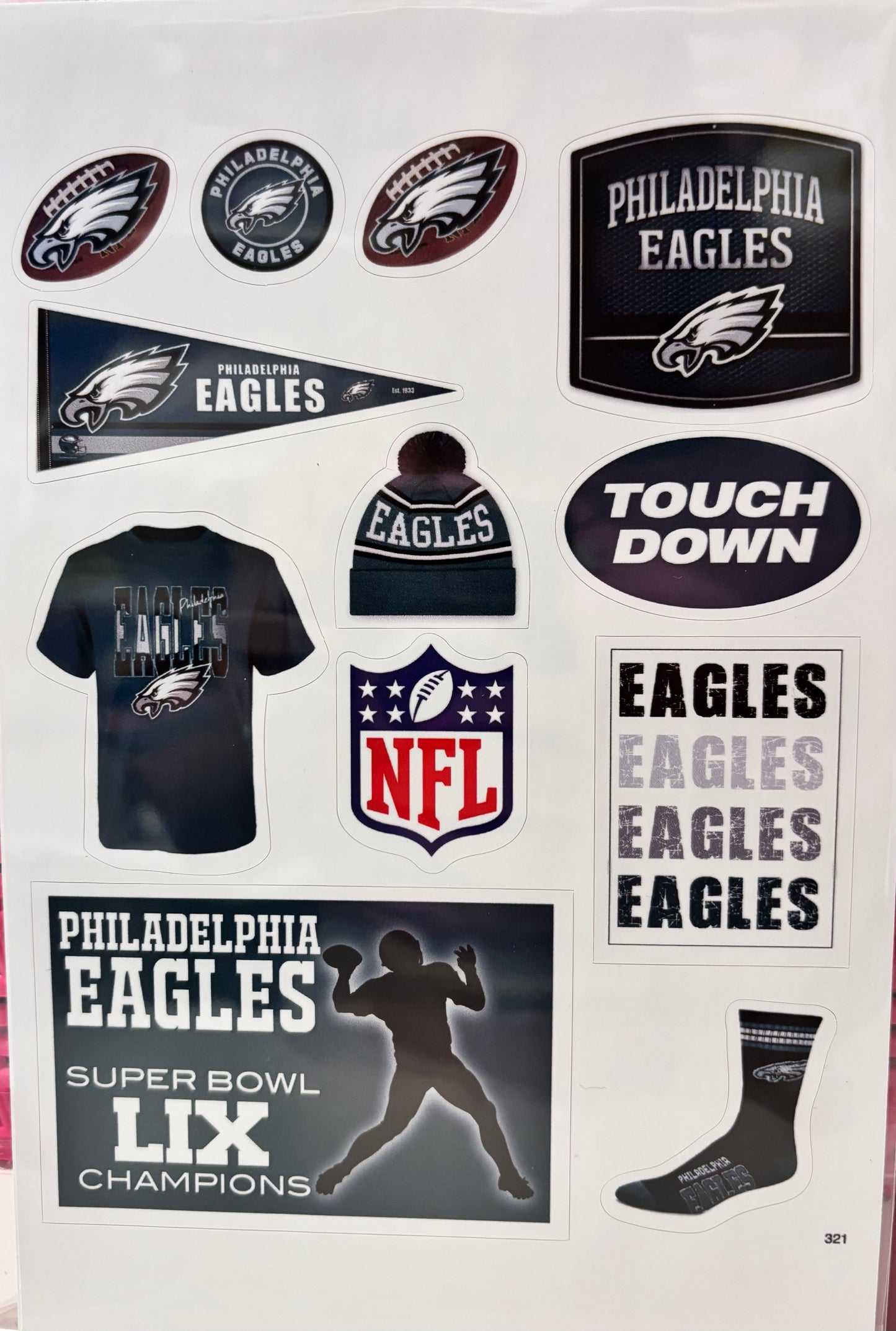 Philly Sport Team Cling Its