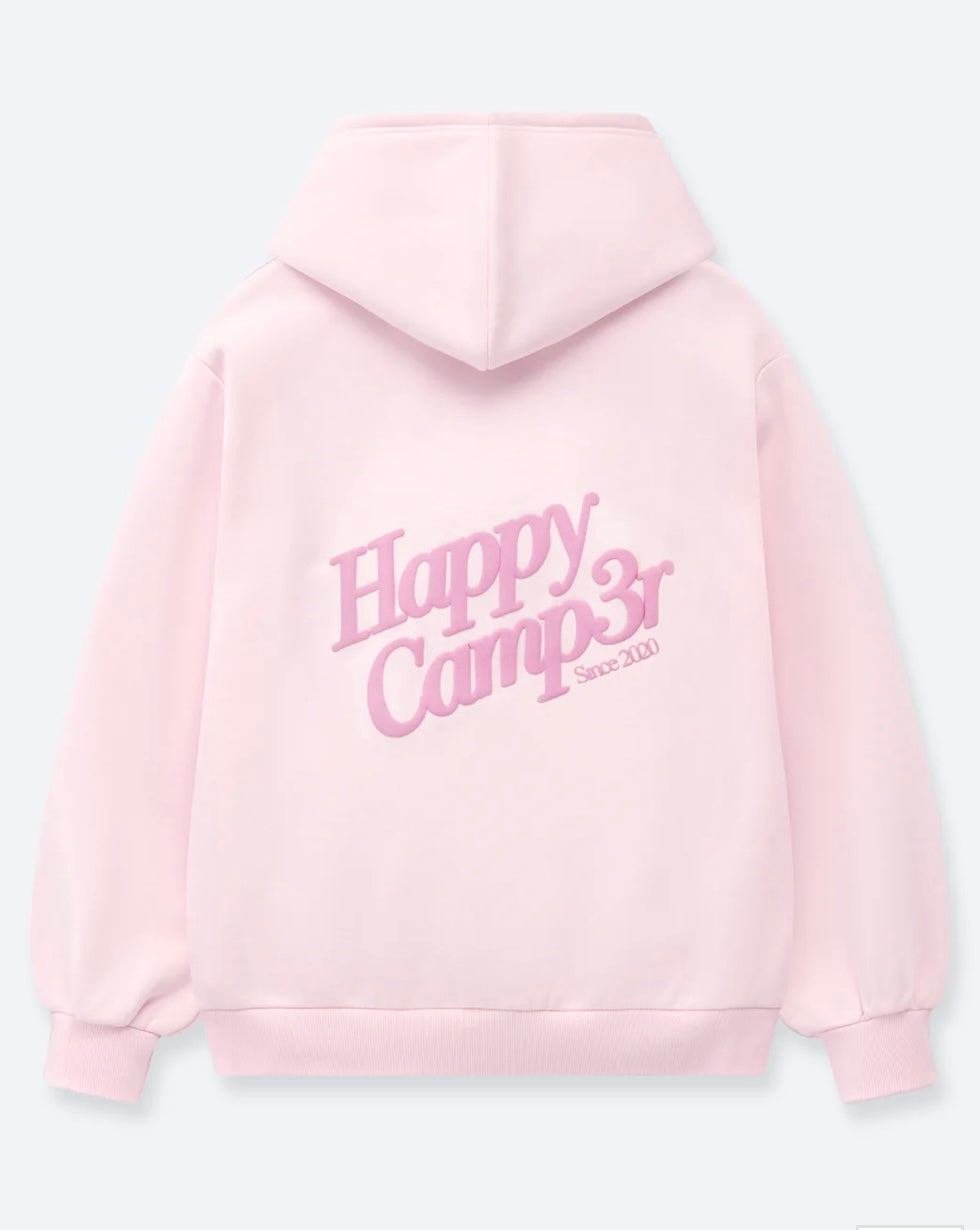 Pink bow zip hoodie